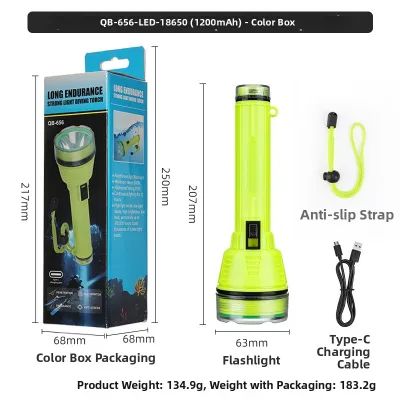 LIWAN | Ultra Bright Waterproof USB Charging Long Range Diving Headlamp