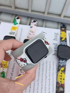 Jam tangan elektronik anak-anak LED digital pria dan wanita jam tangan remaja pasangan karet