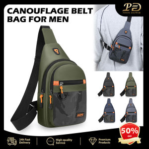 Mens Shoulder Bag Fashion Waterproof Shoulder Bag Outdoor Leisure Sports Crossbody Bag Large capacity commuting bag
