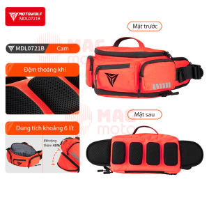 Túi Đeo Hông đi Moto Xe máy MDL-0721B - Chính hãng Motowolf
