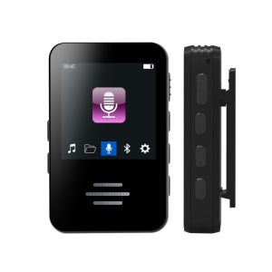 เครื่องเล่น MP4 เพลง MP3 คุณภาพเสียง HIFI เครื่องเล่นเพลง บลูทูธแตะหน้าจอ 1.44นิ้ว