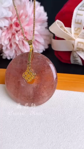 【现货 】草莓晶吊坠 助健康 招财 事业 提升磁场