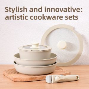 CMGF | Detachable Handle Non-Stick Cookware Set