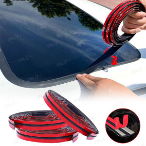 1PCS Car Rubber Edge Sealing Strip Anti-collision Seal Strip for Auto Roof Windshield Window Rubber Sealant Protector Accessorie