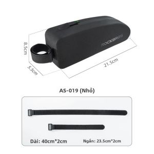 Túi Xe Đạp ROCKBROS Chống Nước Màu Đen Dung Tích Lớn Dành Cho Xe Đạp Địa Hình MTB Xe Đạp Đường Trường Túi Yên Xe Phía Trước Có Nắp Dành Cho Phụ Kiện Xe Đạp