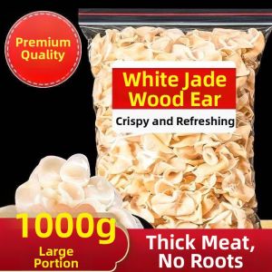 Long White Mountain Wild Premium Dried White Jade Mushrooms 1000g