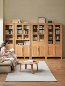 YUANSHI YUANSU | Display And Storage Solid Wood Bookcase