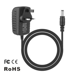 DETER CAPITAL60DE1 ความปลอดภัย 5V 12V 1A 2A 3A 100-240V หม้อแปลงไฟฟ้าหลัก อะแดปเตอร์ AC/DC ที่ชาร์จ พาวเวอร์ซัพพลาย สหราชอาณาจักรปลั๊ก