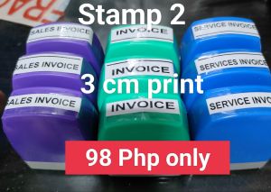 SERVICE INVOICE SALES INVOICE VAT INVOICE 1 DAY PROCESS SELF INKING STAMP