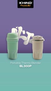 [Online Exclusive] KHIND BLITZ Portable Blender with THERMO 0.5L BL300P