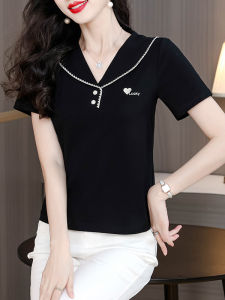 DAIXIANGFEIZI | Áo Thun Tay Ngắn Form Rộng Cotton