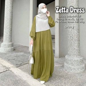 ZETTA DRESS  DETAIL KET ADA DI PICT
