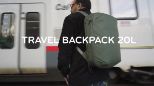 Peak Design 20L Travel Backpack Expandable to 23L Weatherproof Travel Bag with 16" Laptop & 11" Tablet Compartments Clamshell Opening Packing & Camera Cube Compatible Luggage Pass-Through