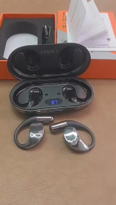 หูฟังไร้สายบลูทูธสำหรับแปลภาษาแบบเรียลไทม์ หูฟังแบบเกี่ยวหูสำหรับเล่นกีฬา OWS สวมใส่สบายเป็นเวลานาน