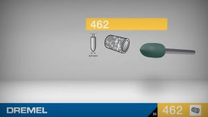 DREMEL 462 Rubber Polishing Point - 3pcs/pkt