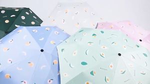 Payung Lipat Manual Payung Motif Buah Anti Panas / Payung Serbaguna Payung Hujan Payung Murah Termurah Terbaru Promo