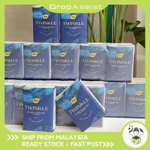 DROPASSIST 1891 (10 IN 1 Pack) Mini Size Pocket Tissue Travel Pack 3ply Soft White Facial Paper Handkerchief Tisu Poket