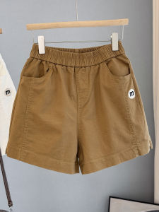 LIYANGANG | Elastic Waist Slim Fit A-Line Shorts