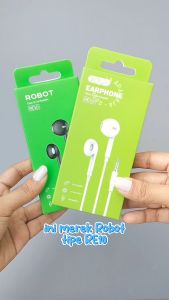 Headset Bass Stereo Robot RE10 Handsfree Earphone Handset Henset HP Android Murah Original