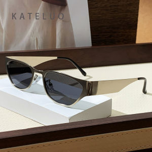 KATELUO Women Retro Fashion Sunglasses Metal Frame Small Shades for Men UV400 Sun Glasses Trendy Style Z8851