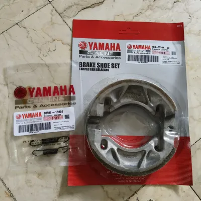 Brake Shoe Mio 3 Aerox v2 Mio 3 Mio Soul 125i Fino125 .. Yamaha Genuine Brake Shoe 5D9-F530K-00 - Pt YIMM