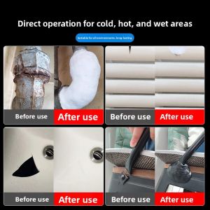 MONLEYTA | Germany Strong Casting Work Glue Repair Plastic Model Iron Mud Glue Water Pipe Leak Oil Tank Plug Heat Radiator Cement Iron Glue Universal Adhesive Metal Special Welding Glue Repair Diamond Mud Plastic Ab Glue