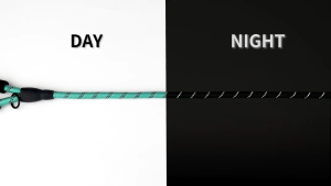 Dog Leash with Comfortable Padded Handle Highly Reflective Threads Leash for Small Medium Large Dogs Heavy Duty Nylon Rope