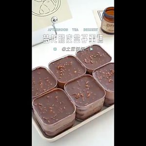 Hộp nhựa PET tròn 10x6x7.5cm XY581 đựng tiramisu panna cotta mousse bông lan trứng muối