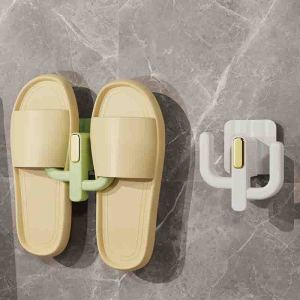 [FREESHIP] Giá Treo Giày Dép Gắn Tường Tiện Dụng Cho Phòng Tắm Nhà Bếp Không Cần Đục Lỗ