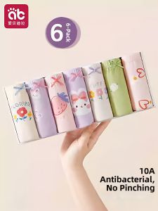 AIBEIDILA | Pure Cotton Safety Certified Comfortable Design Girls Underwear