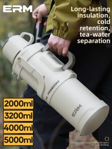 ERM | Large Capacity Portable Outdoor Stainless Steel Insulated Mug