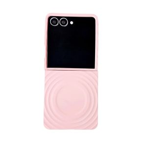 Cute Wave Pattern Magsafe Phone Case For Samsung Galaxy Z Flip 8 7 Z Flip 6 5 Z Flip 3 4 Case Matte Skin‑Feel Shockproof Protective Cover Slim Foldable Phone Casing Multiple Candy Colors