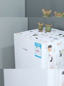 【BHQ&HOME】ผ้าคลุมตู้เย็น ผ้าคลุมตู้เย็นกันฝุ่น กันน้ำและกันฝุ่น ซักได้ เครื่องมือเก็บของในครัวเรือน หลากหลายสไตล์