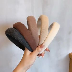 Korean Style Wide-Brimmed Sponge Headband For Women Girls Fashion