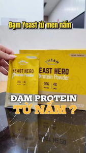 Bột Đạm Lên Men Thuần Chay Yeast Hero Protein Hộp 620g (20 gói x 31g) The An Organics | ONFIT