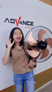 Kipas Dinding Advance WF‑1835 – Besi Anti Karat 18 Inch 5 Baling-Baling Gold 1 Tahun Garansi