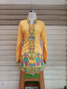 ATASAN KEBAYA ENCIM BORDIR BIG SIZE M-5L LENGAN PANJANG