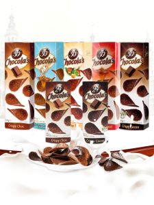 Original Hamlet Chocolate Potato Chips Assorted Flavors Combo Pack Boxed 125g Belgian Imported Snacks Non-Handmade Chocolate