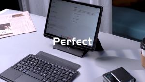 DUX DUCIS DK Wireless Bluetooth Leather Keyboard Case Samsung Galaxy Tab S11 S10 Ultra S10 Lite S10 FE Plus S9 FE Plus S9 Plus A9 Plus S8 Plus S7 Plus S7 FE Plus A8 S6 Lite Flip Cover Casing