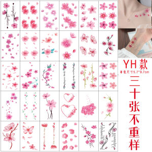 Nhãn Dán Hình Hoa Anh Đào Sakura Cho Nữ Chống Thấm Nước Hình Hoa Hồng Gợi Cảm Hình Hoa Nhãn Dán Hình Thêu Lâu Trôi