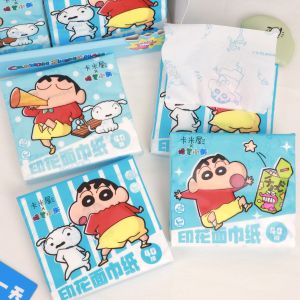 Portable Cute Print Tissue Paper Small Pack Outdoor School Children Dining Napkin Paper Hygienic Soft 3 Layer 40 Sheets per Roll