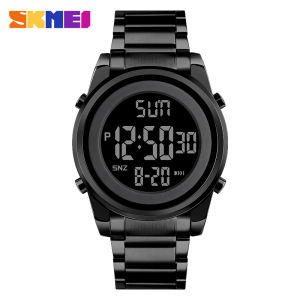 SKMEI | SKMEI Digital 2 Time Mens Watches Fashion LED Men Digital Wristwatch Chrono Count Down Alarm Hour For Mens reloj hombre 1611