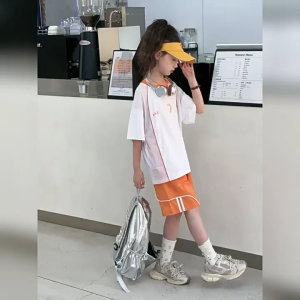 Kids Basketball Outfit for Kids Summer Quick-Dry Sportswear Set Breathable Jersey Shorts Suit for Boys Older Kids Training Uniform Activewear for 5-15 Yrs