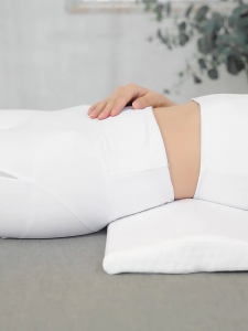 Lumbar Support Pillow for Sleeping Memory Foam Pillow for Back Pain Relief - Side Back Sleepers - Triangle Wedge Bolster Pillow - Bed Rest Pillow