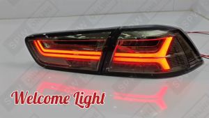 Mitsubishi Lancer Evo X Proton Inspira (2008-2017) Audi-Design Taillamp Taillight Tail Lamp Tail Light Dynamic LED DRL Daylight Sequential Running Signal Brake Light Evolution 2008 2009 2010 2011 2012 2013 2014 2015 2016 2017