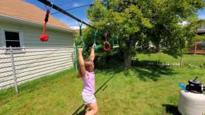 เด็กกลางแจ้งปีนเขา 7 ชิ้น ชุดกีฬาปีนเขา สำหรับเด็กฝึกทรงตัว