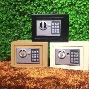 Brankas Tempat Barang Berharga Berangkas dengan Kata Sandi Password Box 23X17X17 cm