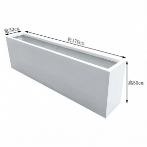 Outdoor Plant Container Large Curved Customization