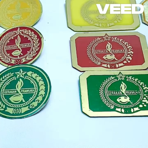 Pin Topi Putra Putri Pramuka Siaga Penggalang Penegak / Pin Topi Pramuka SD SMP SMA