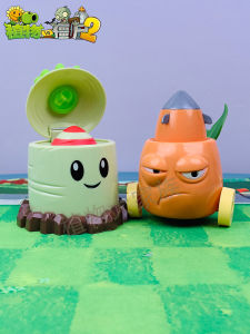 Zombie Battle Toy Plant Family Cannon Carrot Missile Vehicle Simulation Animal Model Static Toy for Children over 3 Years Old